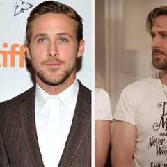 Ryan Gosling Wore A T-Shirt Promoting His Wife Eva Mendes’s Upcoming Children’s Book On “The Fall..