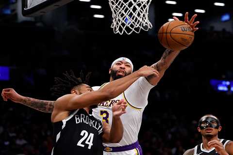 Nets’ three-game winning streak snapped as LeBron James drops 40 to carry Lakers