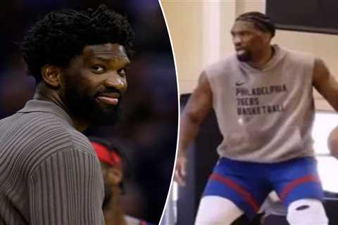 Joel Embiid working out on court with 76ers as return timetable grows clearer