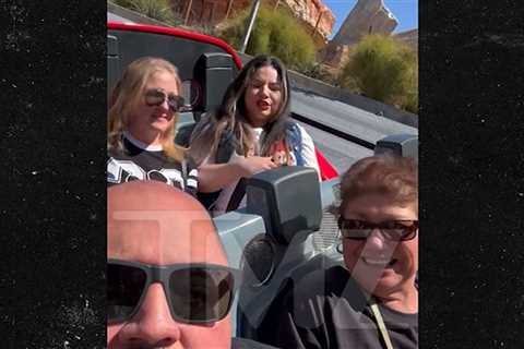 Gabriel Iglesias & Family Get Stuck on 'Cars' Ride at Disney Park
