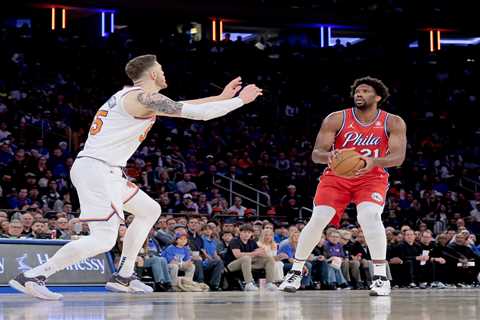 Full Joel Embiid experience showed just how much he’ll dictate Knicks-76ers series