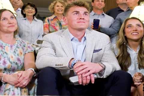 How Bo Nix and his wife reacted to Broncos’ pick in 2024 NFL Draft