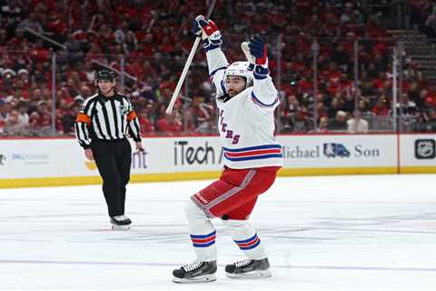 Mika Zibanejad powered Rangers’ first-round sweep with team-high seven points