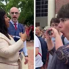 Black Protester Called 'Lizzo' By White Guys, Receives Monkey Taunts