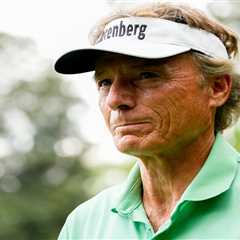 Bernhard Langer, who talked to Aaron Rodgers, returns to golf three months after Achilles tear