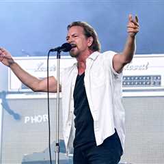 Eddie Vedder Slams Harrison Butker During Pearl Jam Concert: Watch