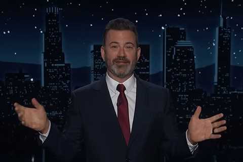 Jimmy Kimmel Calls Travis Kelce Taylor Swift's 'Broke BF' After NFL Contract