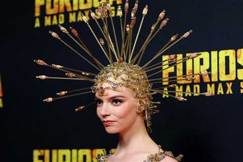 Anya Taylor-Joy Wears Sheer Dress Covered in Spikes to 'Furiosa' Premiere