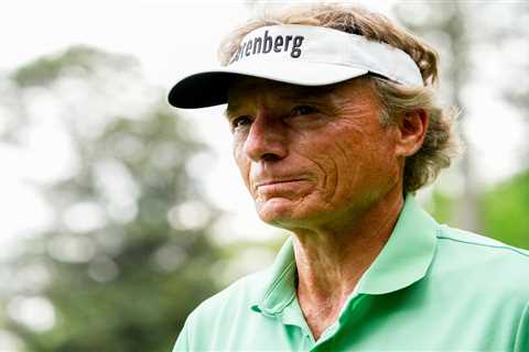 Bernhard Langer, who talked to Aaron Rodgers, returns to golf three months after Achilles tear