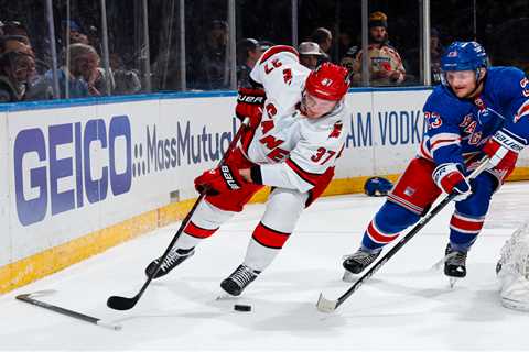 Rangers defense stifles Hurricanes after injury scares