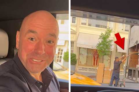 Dana White's Viral FedEx Delivery Video Leads To Driver's Firing