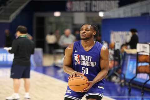 The scrutinized highs and lows of Bronny James’ NBA Draft Combine performance