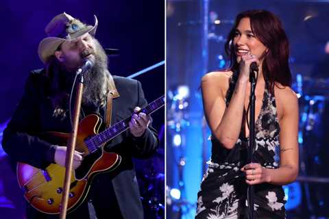 Chris Stapleton & Dua Lipa Perform Surprise Duet at 2024 ACM Awards Ahead of New Collaboration