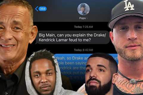 Tom Hanks' Son Chet Explains Kendrick & Drake Beef To Him Over Text