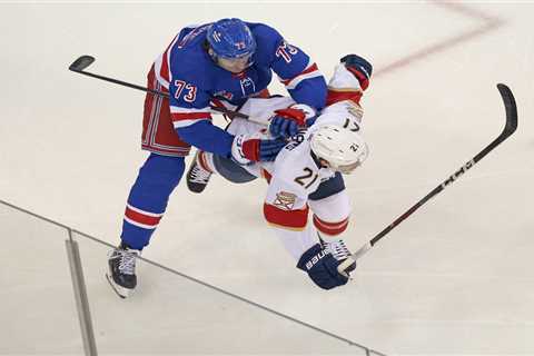 Rangers set tone with early physical play in Game 2 victory