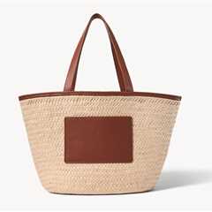Loft’s Straw Tote Bag Is Almost Identical to the Coveted Loewe Version (And It’s Only $50)
