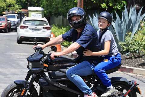 Ben Affleck Enjoys Motorcycle Ride With Son While J Lo Vacations in Italy