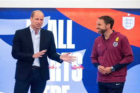 Prince William boosts England ahead of crucial Slovenia match