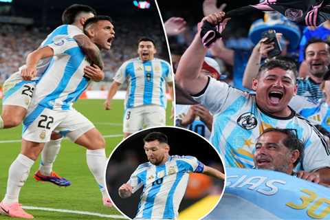 Lionel Messi fans take over MetLife Stadium for Argentina’s Copa America win over Chile