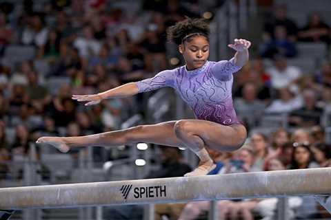 US gymnastics star Skye Blakely in tears after practice injury puts Olympics in doubt