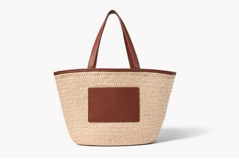 Loft’s Straw Tote Bag Is Almost Identical to the Coveted Loewe Version (And It’s Only $50)