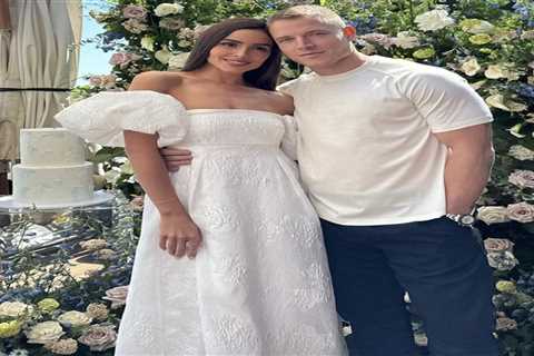 Olivia Culpo, Christian McCaffrey officially tie knot in Rhode Island wedding ceremony