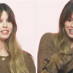 Mia Goth Told Us About MaXXXine While Playing With Puppies
