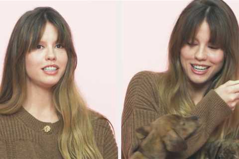 Mia Goth Told Us About MaXXXine While Playing With Puppies