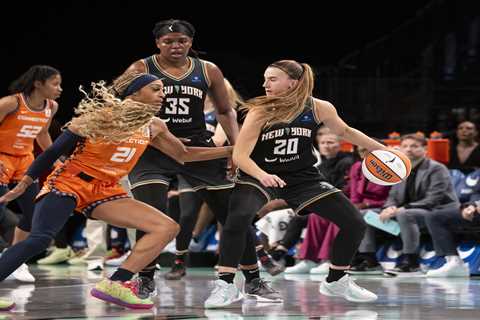 Liberty head into WNBA break with ugly win over Sun