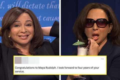 People Are Joking That The Real Winner Of Kamala Harris's Presidential Campaign Is Maya Rudolph