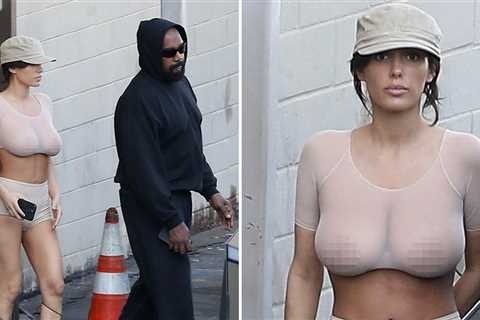 Bianca Censori Again Busts Out See-Through Top For Movie Date With Kanye West