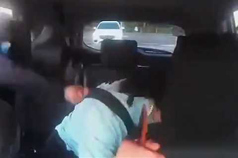 Man Stabbed Multiple Times in London Cab, Shocking Video