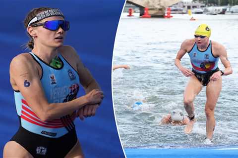 Olympics triathlete Jolien Vermeylen steaming after seeing reports after ‘dirty’ swim  in polluted..