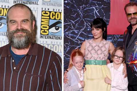 David Harbour Just Revealed His Emotional Reaction To Meeting Lily Allen’s Kids For The First Time..