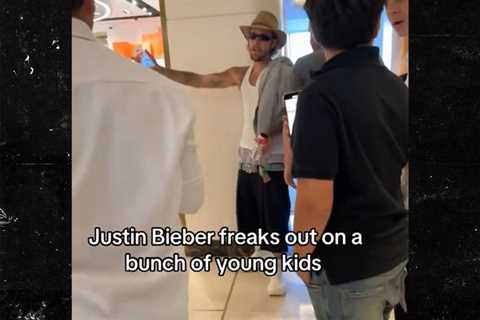 Justin Bieber Yells at Youngsters Harassing Him in Beverly Hills