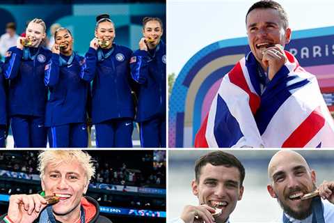 Medal-Biting Stars Leave Their Mark On Paris!