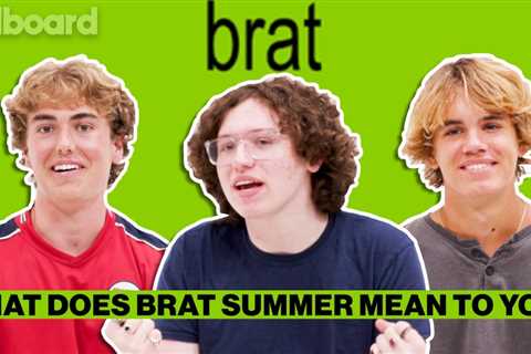 What ‘Brat’ Summer Means to Teen Boys | SheKnows x Billboard