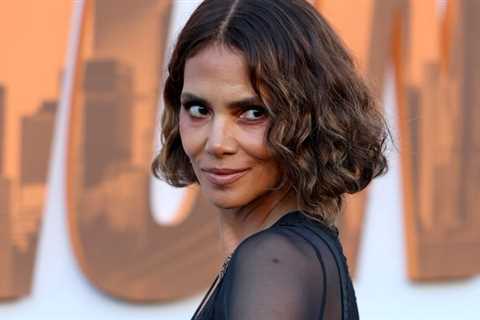 Halle Berry Wears Daring Sheer Dress at ‘The Union’ Premiere with Mark Wahlberg