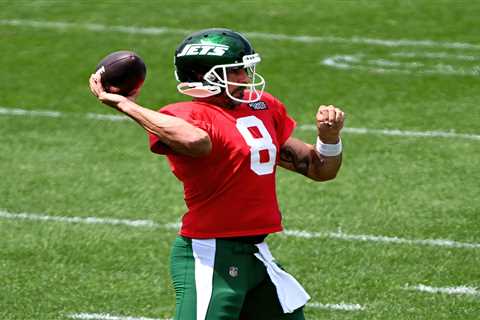 Aaron Rodgers-led Jets offense takes it to Giants in joint practice