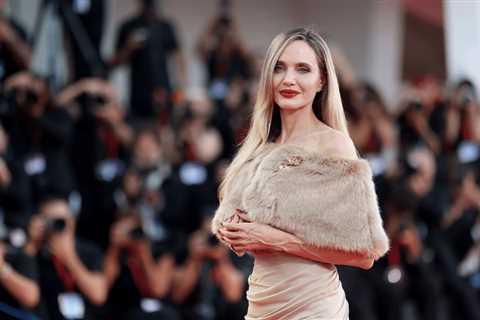 Angelina Jolie Exudes Old Hollywood Glam at Venice Film Festival