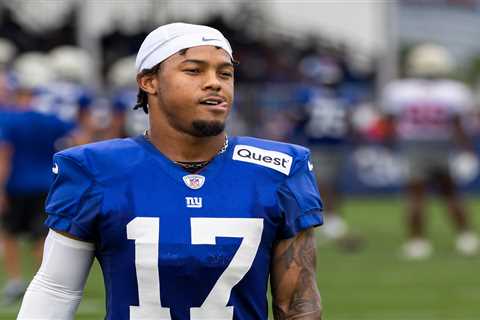 Wan’Dale Robinson helping Giants fill Sterling Shepard void: ‘Brings that fire’