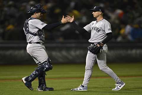 Yankees’ Austin Wells drawing rave reviews for work behind plate: ‘Just gets better’