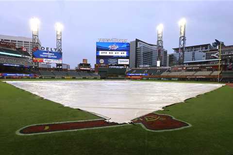 Rest of Mets-Braves series postponed by weather as Monday doubleheader looms