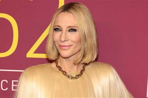 Is Cate Blanchett Wearing a Blonde Wig as a Top?