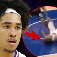 76ers Jared McCain Hospitalized After Scary Fall During Game