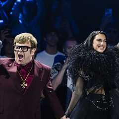 Elton John Duets 'Cold Heart' With Dua Lipa in London