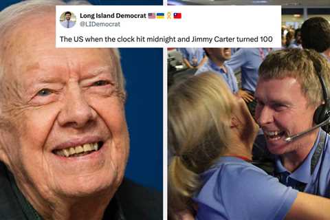 The Internet Is Losing It Over Jimmy Carter Turning 100 Years Old