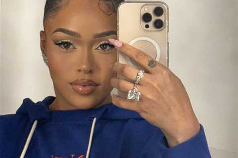 Jordyn Woods massive diamond ring sparks engagement buzz with Karl-Anthony Towns after Knicks trade