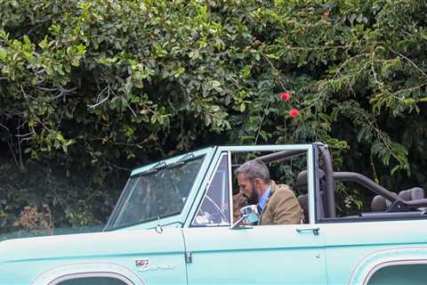 Ben Affleck's Electric Ford Bronco Breaks Down on Freeway With Son in Tow