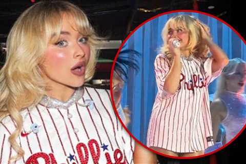 Sabrina Carpenter Flaunts Sexy Phillies 'Fit Before Pivotal NLDS Game 4 Vs. Mets